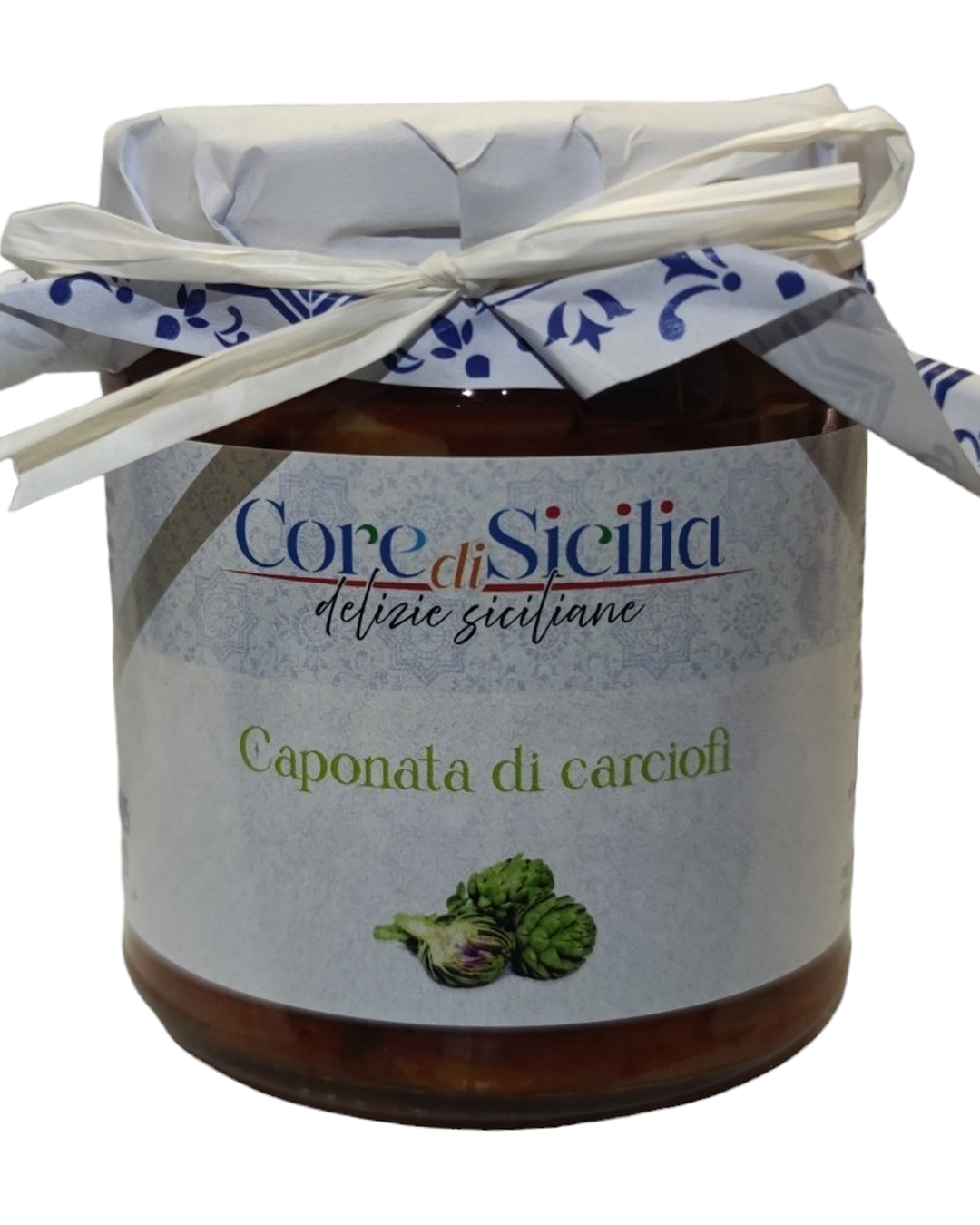 Core di Sicilia - delizie siciliane - a Trapani - Caponata di carciofi