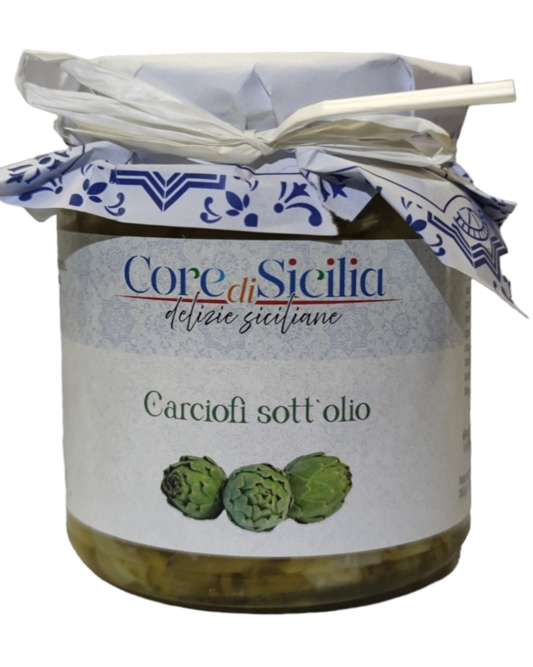 Core di Sicilia - delizie siciliane - a Trapani - Carciofi sott'olio