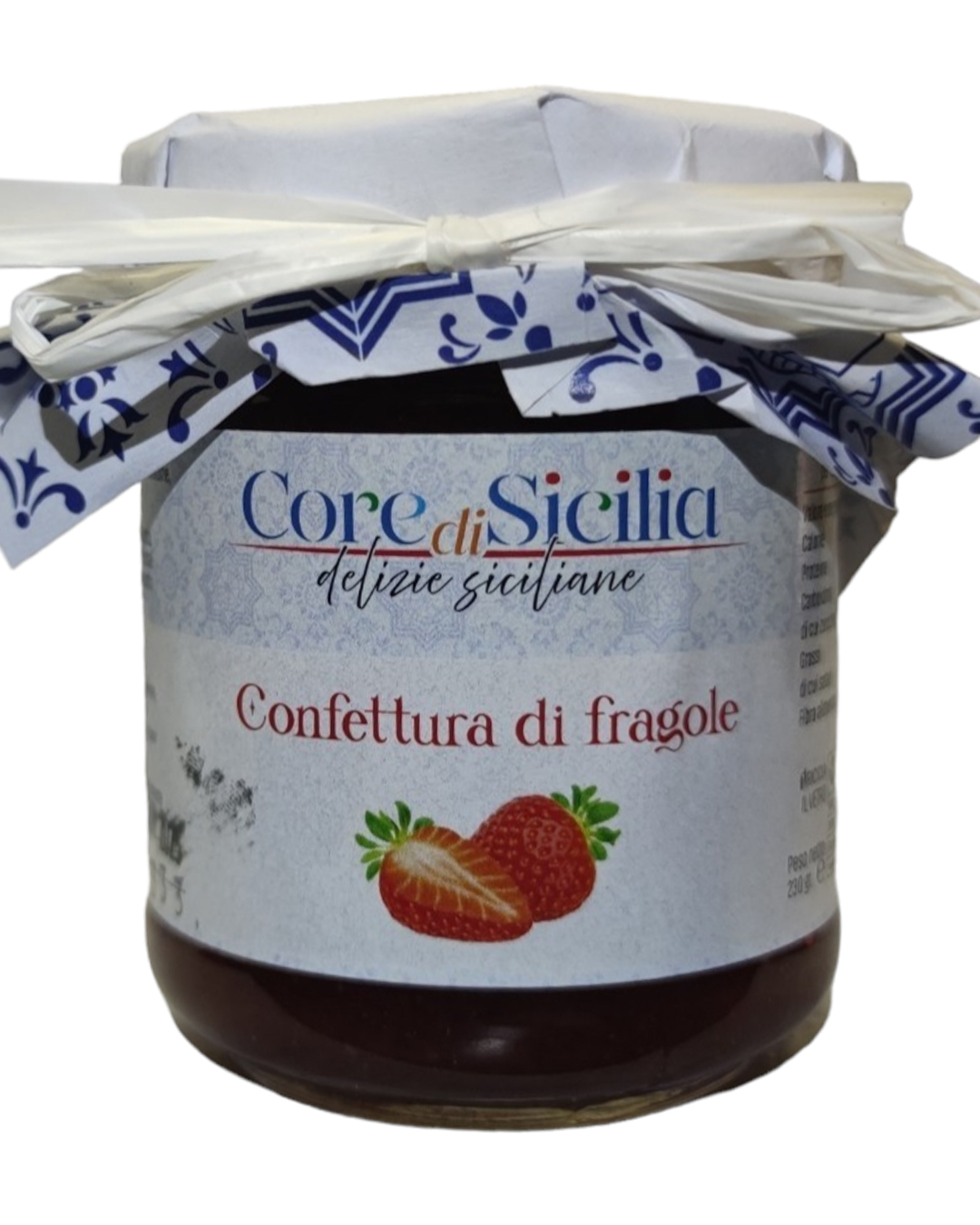 Core di Sicilia - delizie siciliane - a Trapani - Confettura di fragole